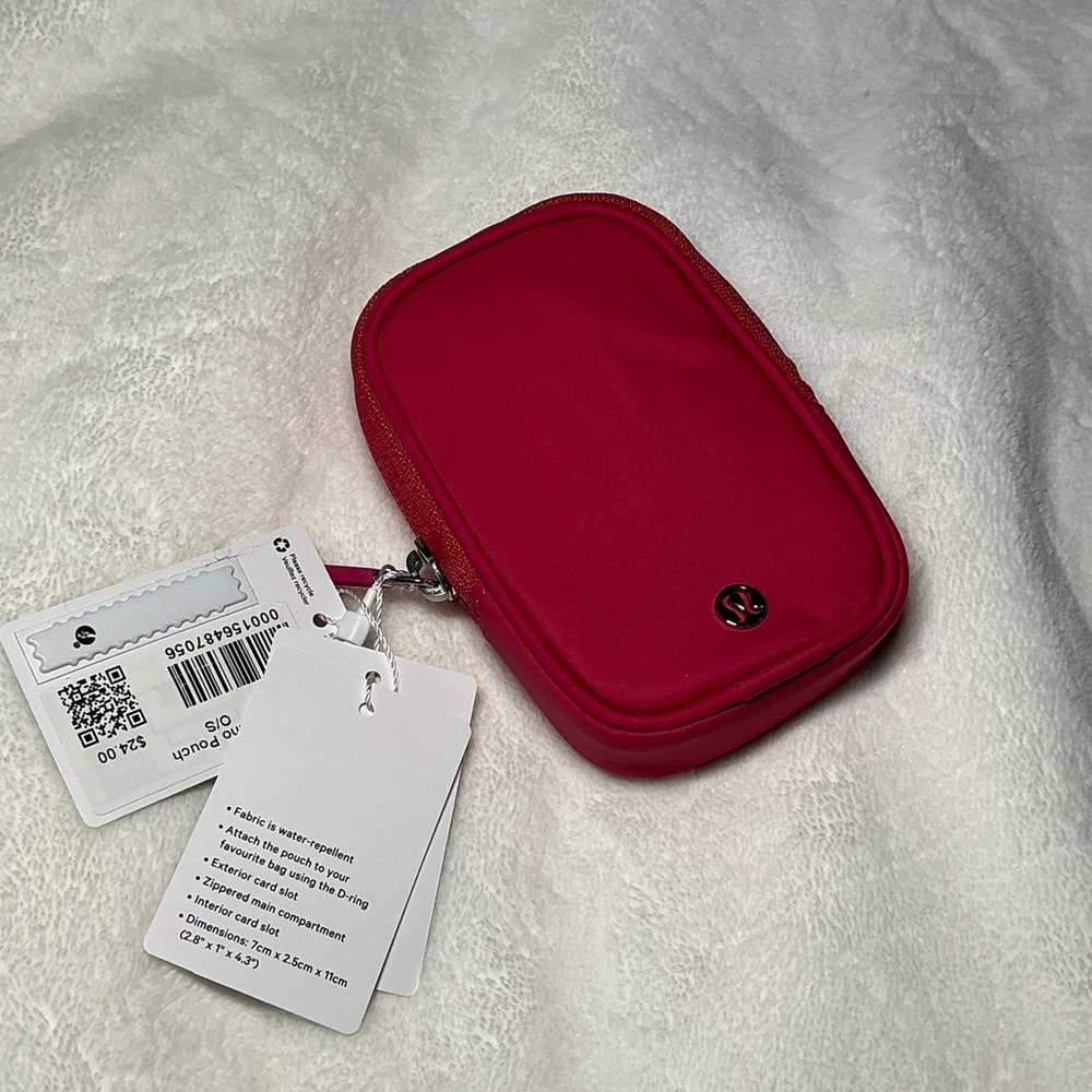 Lululemon Clippable Nano Pouch Raspberry Coulis - Picture 3 of 7